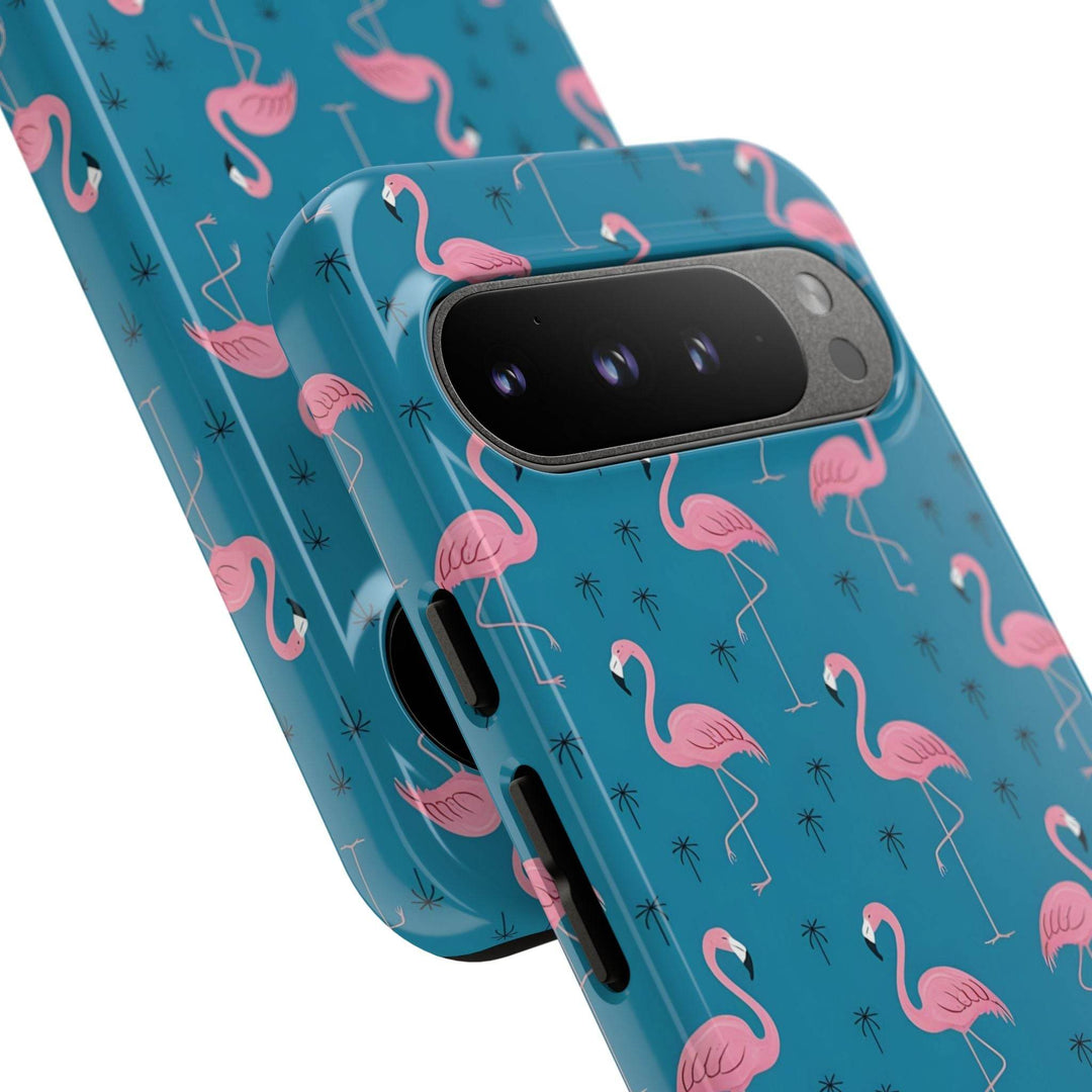 Tropical Flamingo Phone Case - Stylish & Durable - Gutsy Garb