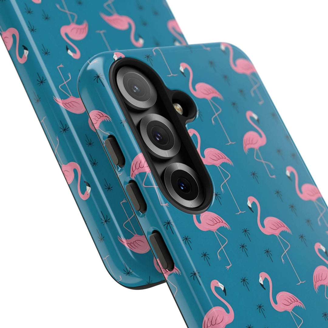 Tropical Flamingo Phone Case - Stylish & Durable - Gutsy Garb