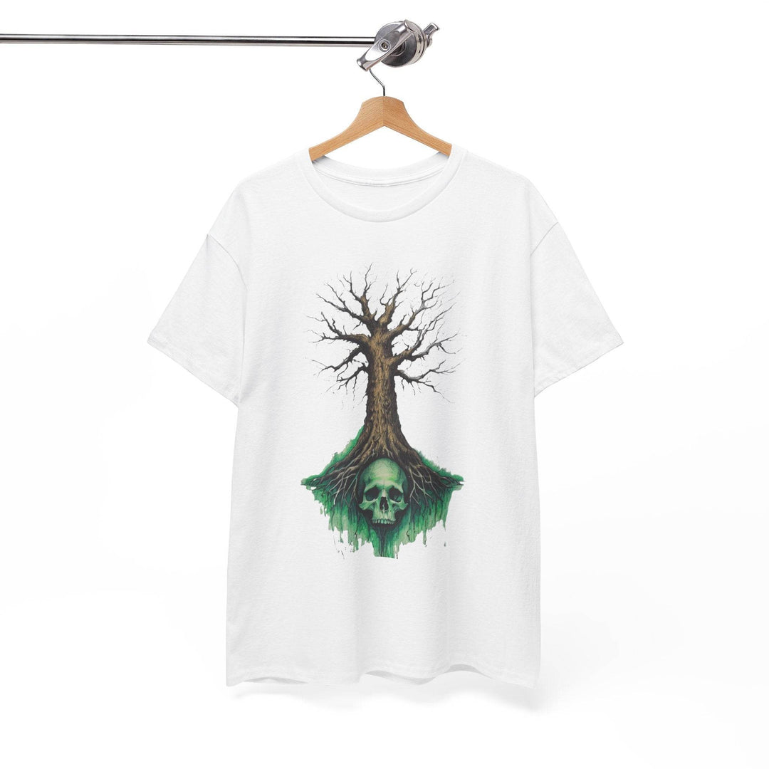 Gothic Tree Skull Graphic Tee - Bold Edgy Style - Gutsy Garb