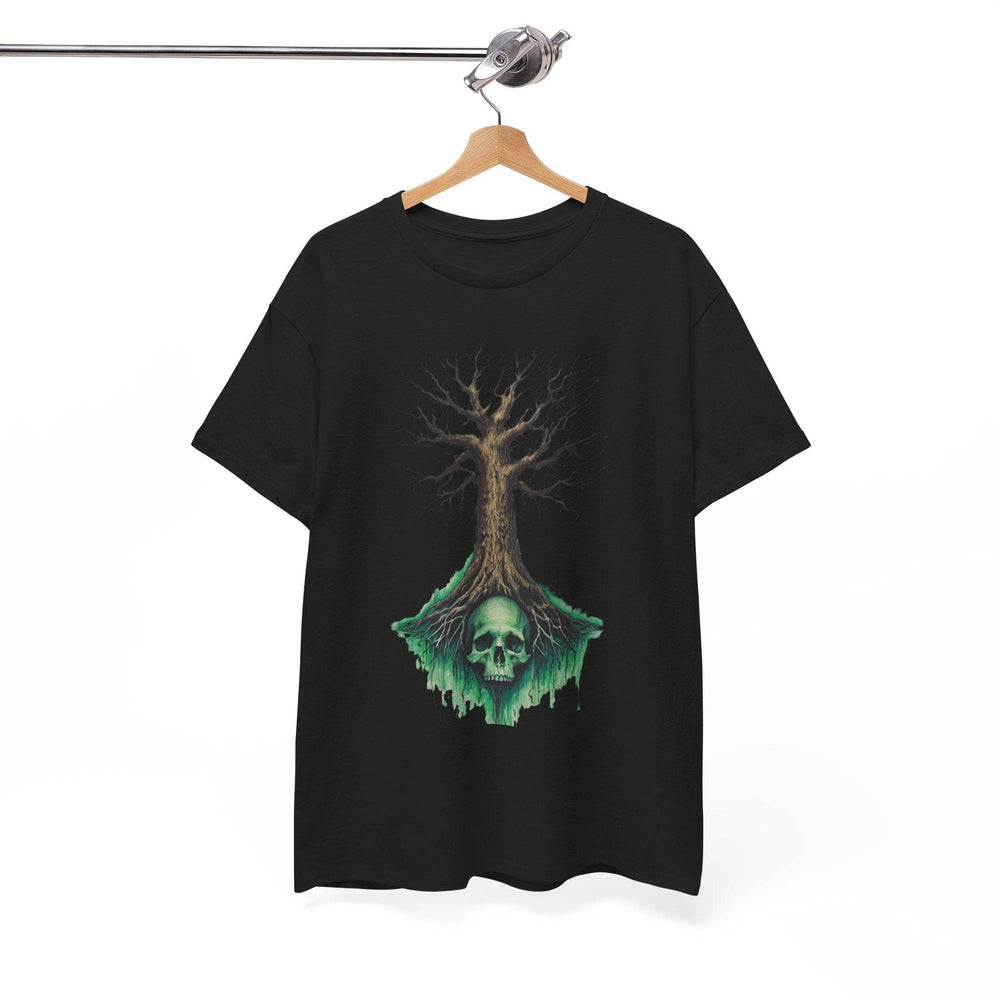 Gothic Tree Skull Graphic Tee - Bold Edgy Style - Gutsy Garb