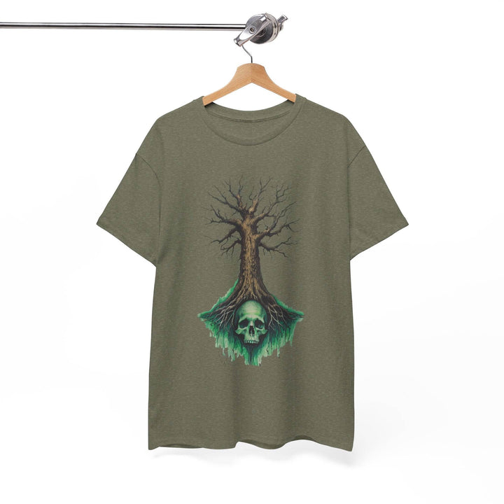 Gothic Tree Skull Graphic Tee - Bold Edgy Style - Gutsy Garb