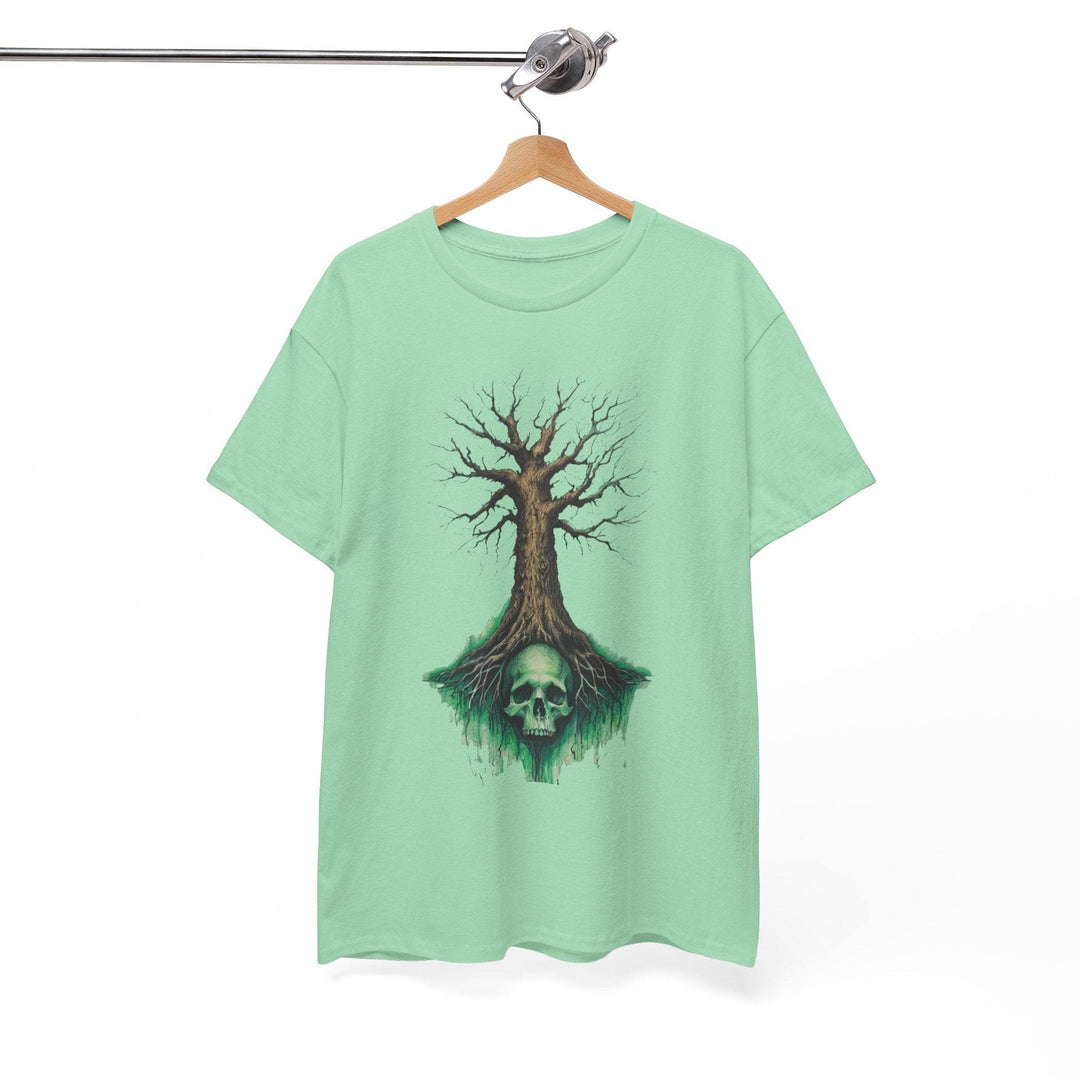 Gothic Tree Skull Graphic Tee - Bold Edgy Style - Gutsy Garb