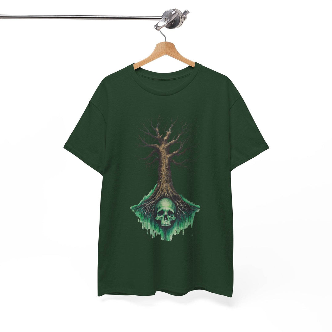Gothic Tree Skull Graphic Tee - Bold Edgy Style - Gutsy Garb