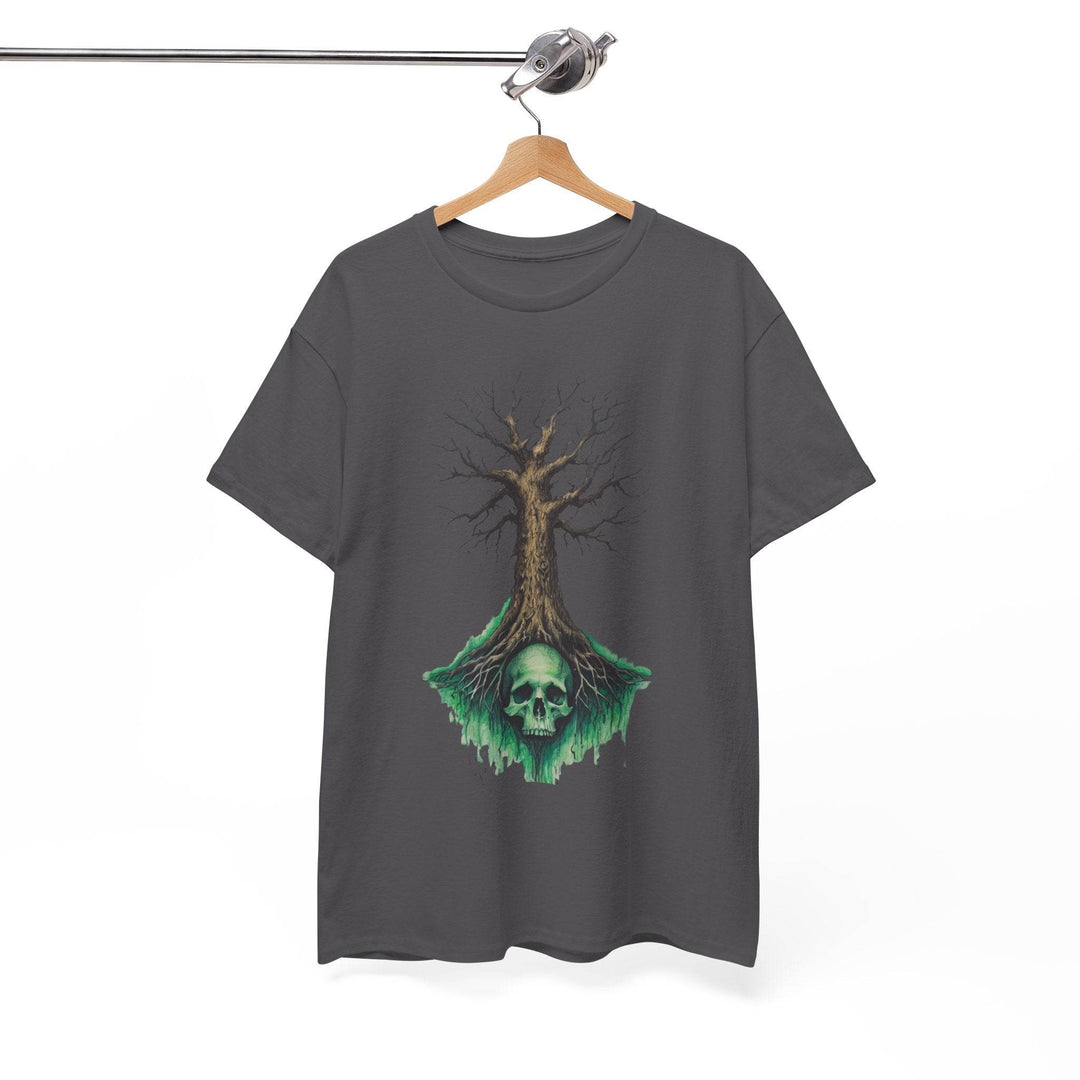 Gothic Tree Skull Graphic Tee - Bold Edgy Style - Gutsy Garb