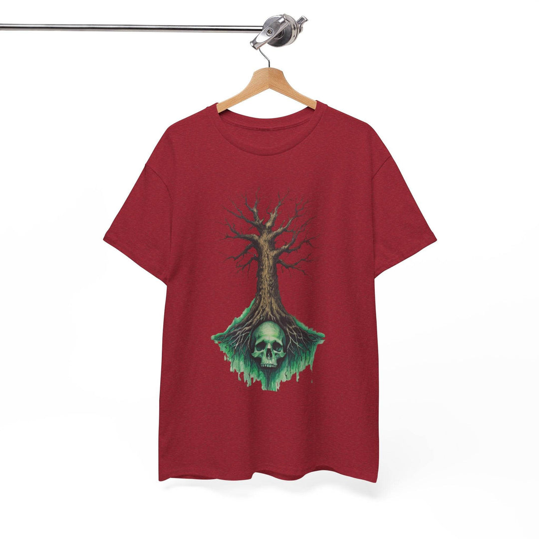 Gothic Tree Skull Graphic Tee - Bold Edgy Style - Gutsy Garb