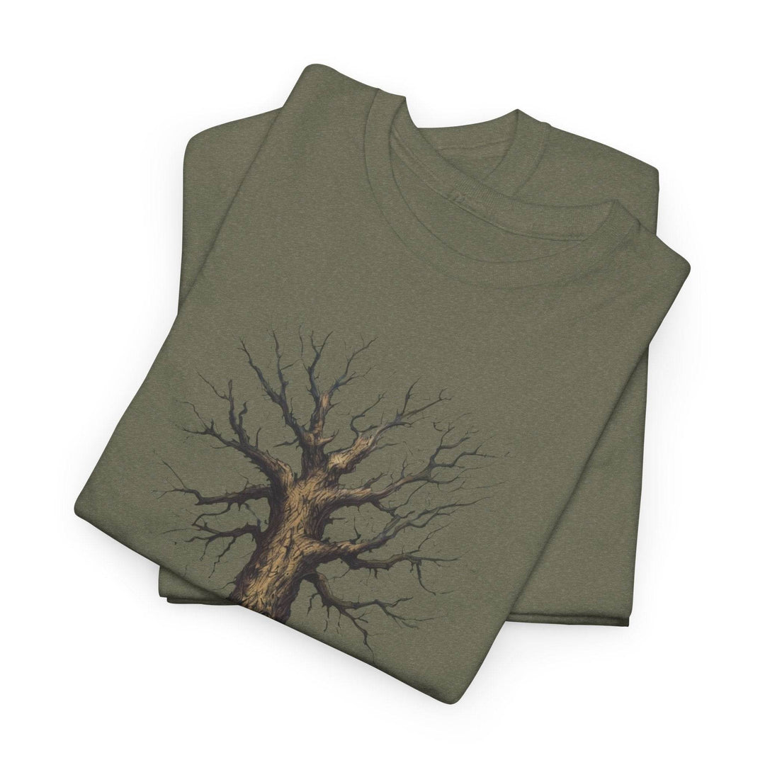 Gothic Tree Skull Graphic Tee - Bold Edgy Style - Gutsy Garb
