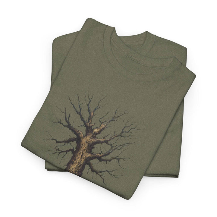 Gothic Tree Skull Graphic Tee - Bold Edgy Style - Gutsy Garb