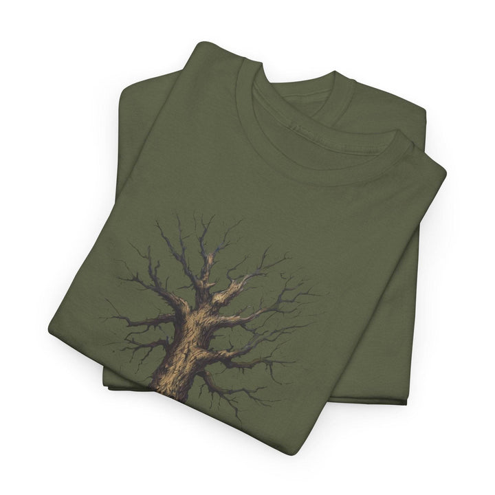 Gothic Tree Skull Graphic Tee - Bold Edgy Style - Gutsy Garb