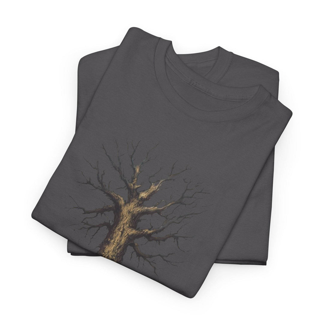 Gothic Tree Skull Graphic Tee - Bold Edgy Style - Gutsy Garb