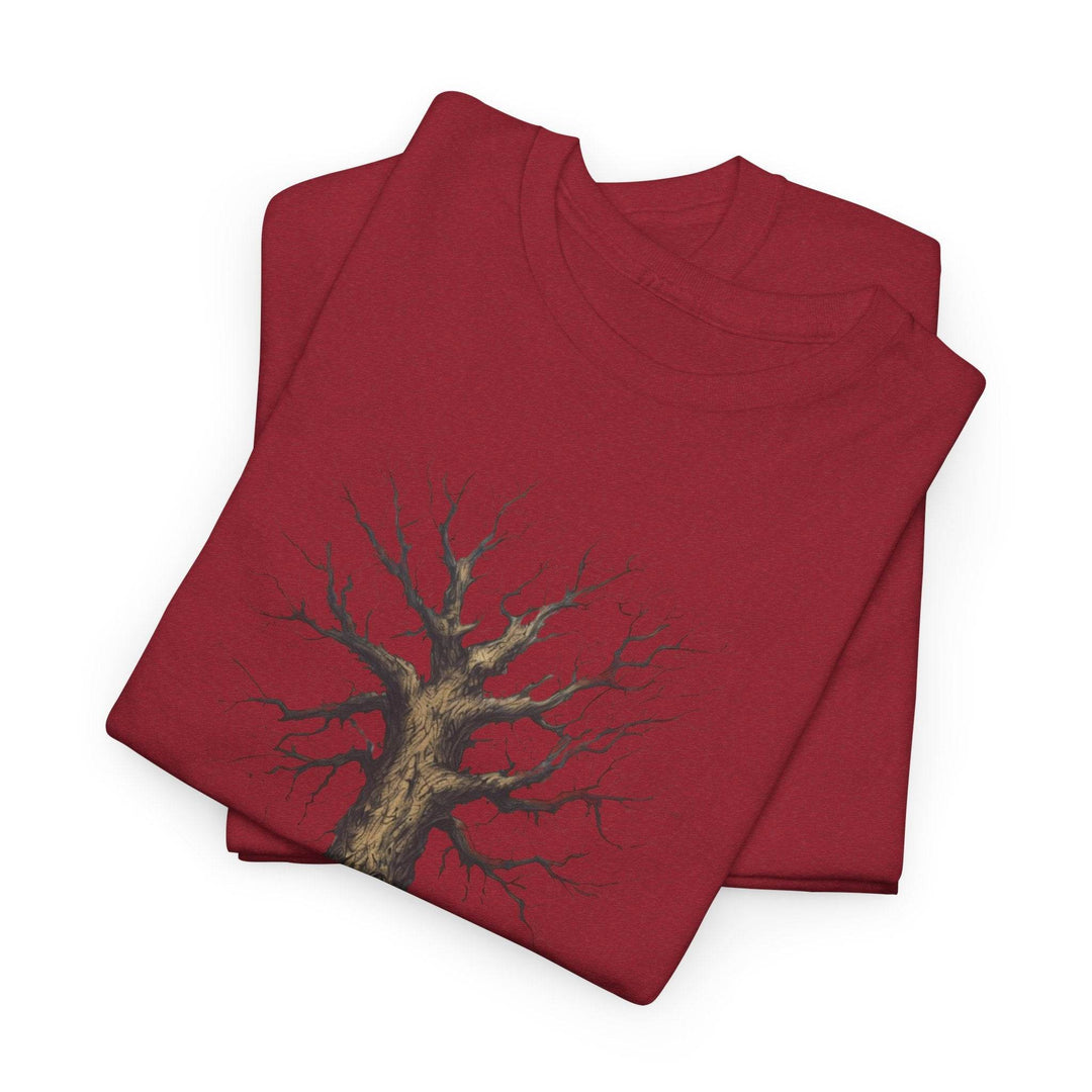 Gothic Tree Skull Graphic Tee - Bold Edgy Style - Gutsy Garb
