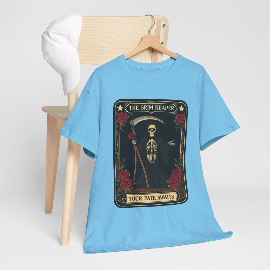 Grim Reaper Graphic Tee - Bold Edgy T-Shirt - Gutsy Garb