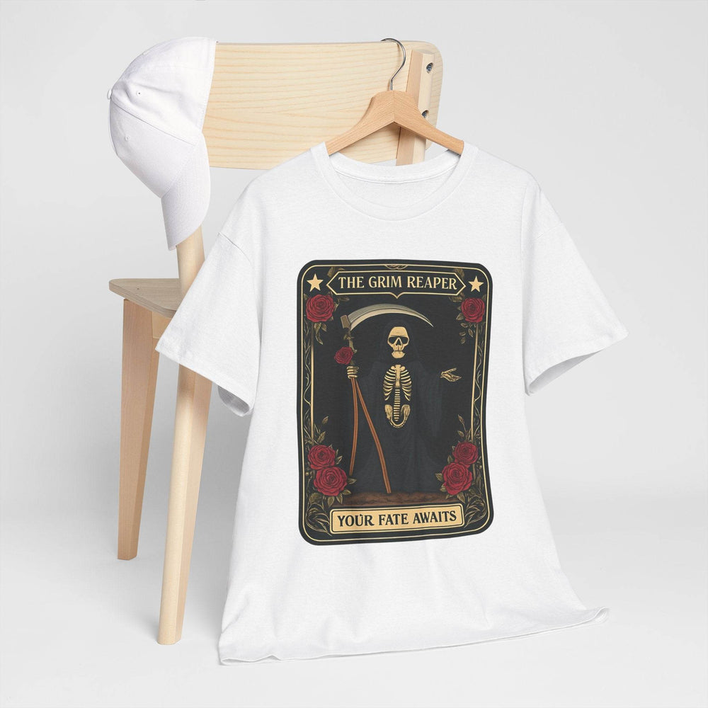 Grim Reaper Graphic Tee - Bold Edgy T-Shirt - Gutsy Garb
