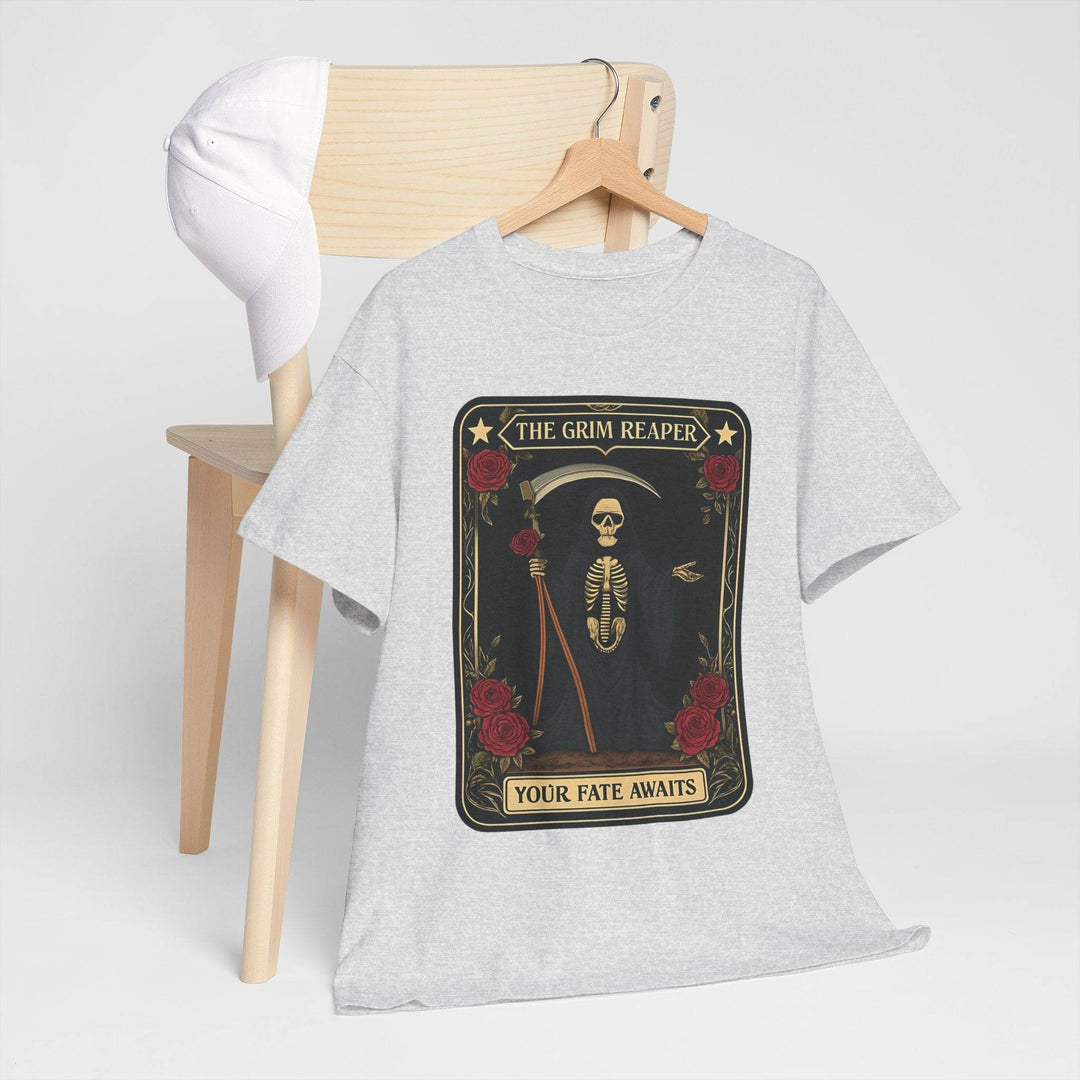 Grim Reaper Graphic Tee - Bold Edgy T-Shirt - Gutsy Garb