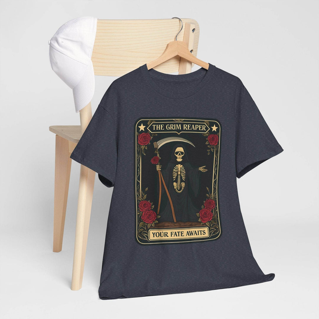 Grim Reaper Graphic Tee - Bold Edgy T-Shirt - Gutsy Garb