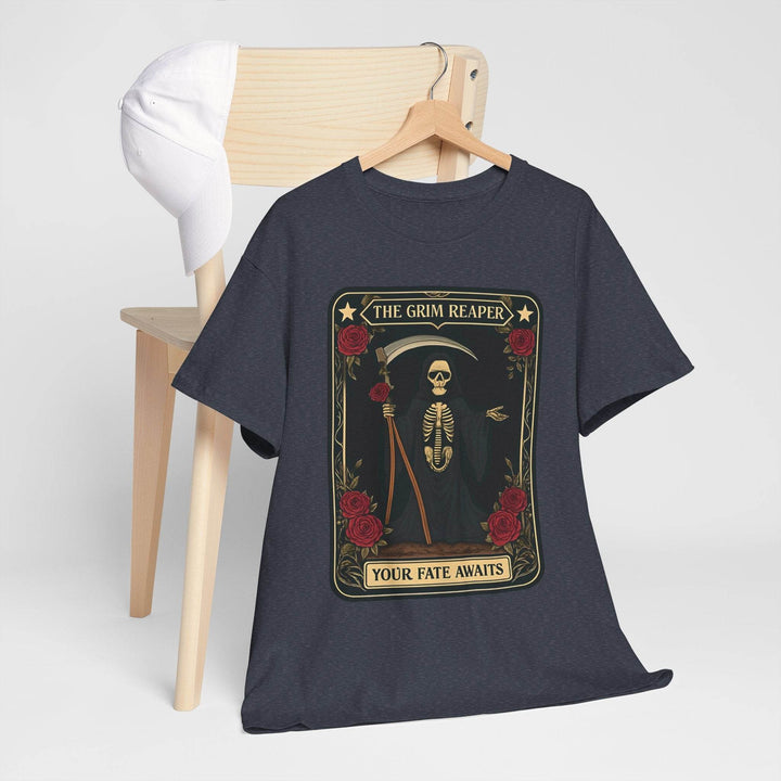 Grim Reaper Graphic Tee - Bold Edgy T-Shirt - Gutsy Garb