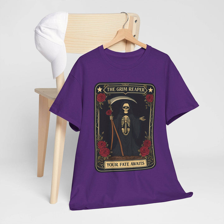 Grim Reaper Graphic Tee - Bold Edgy T-Shirt - Gutsy Garb