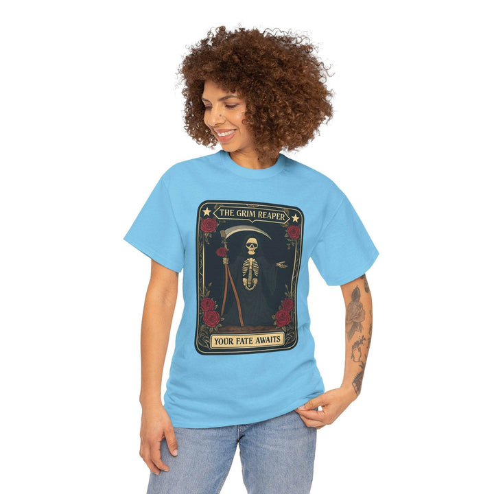 Grim Reaper Graphic Tee - Bold Edgy T-Shirt - Gutsy Garb