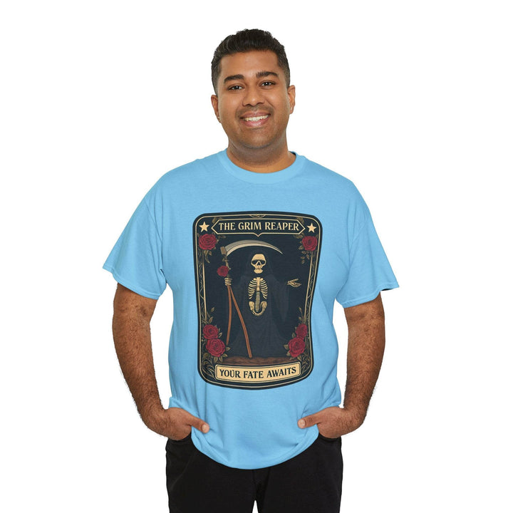 Grim Reaper Graphic Tee - Bold Edgy T-Shirt - Gutsy Garb