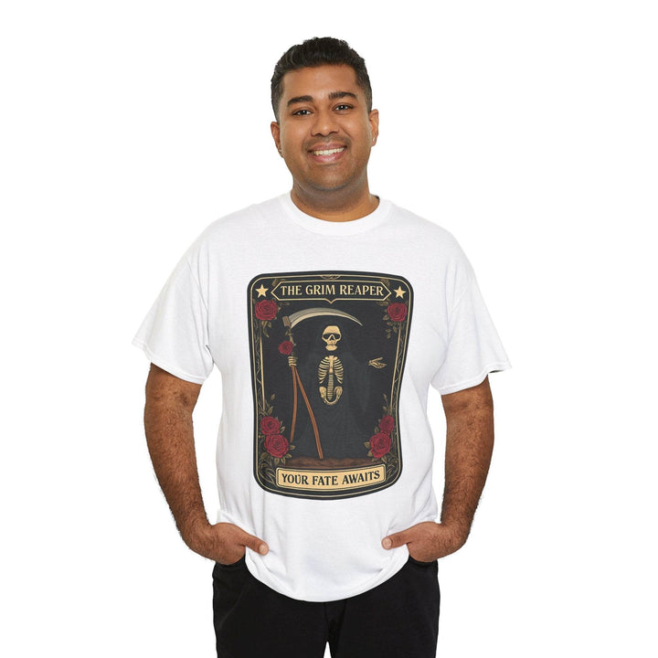 Grim Reaper Graphic Tee - Bold Edgy T-Shirt - Gutsy Garb