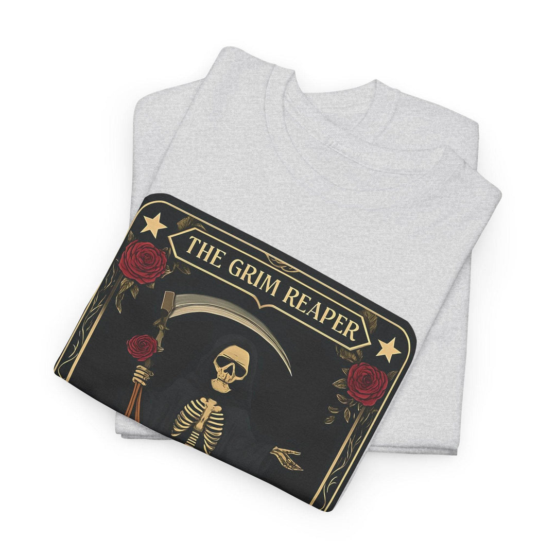 Grim Reaper Graphic Tee - Bold Edgy T-Shirt - Gutsy Garb