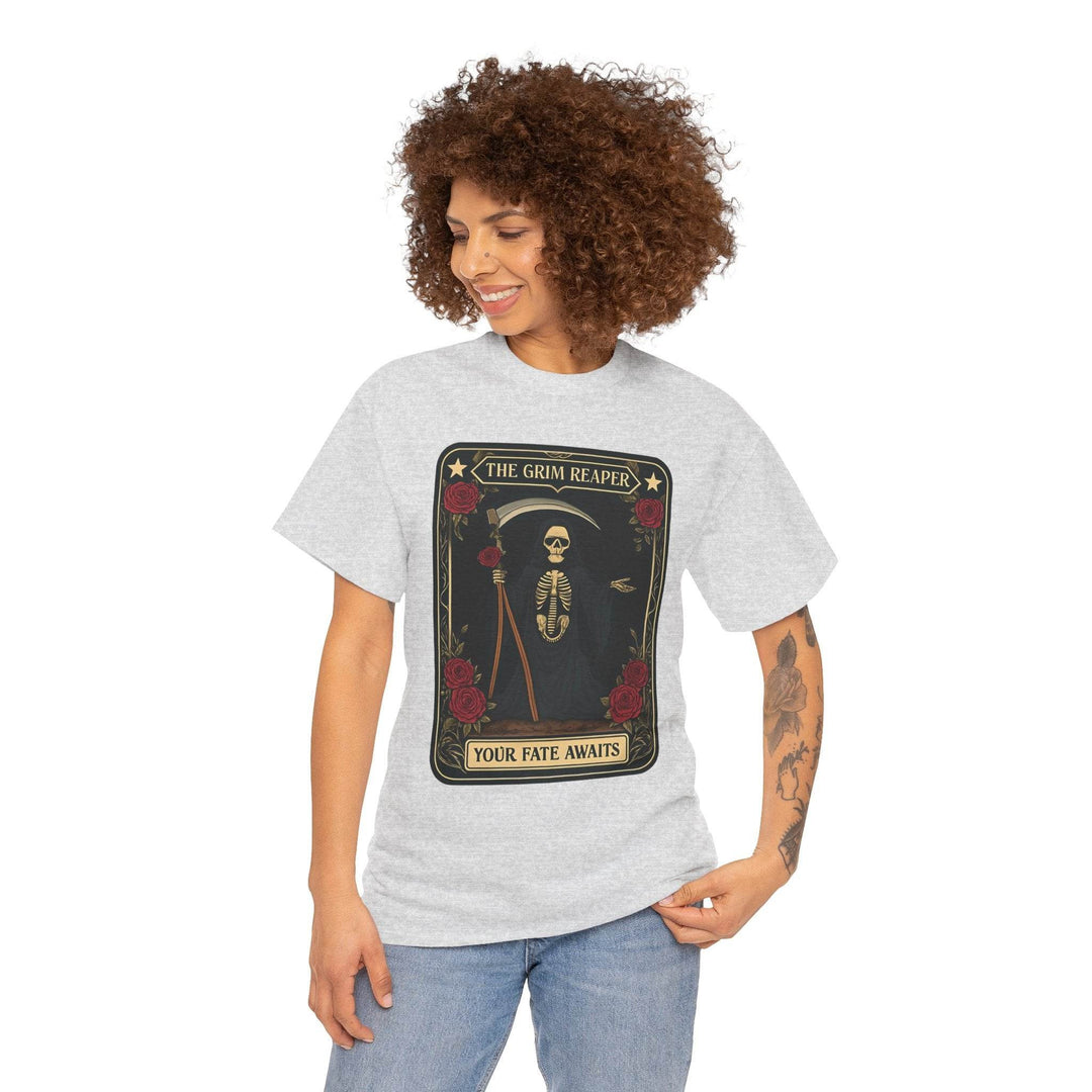 Grim Reaper Graphic Tee - Bold Edgy T-Shirt - Gutsy Garb