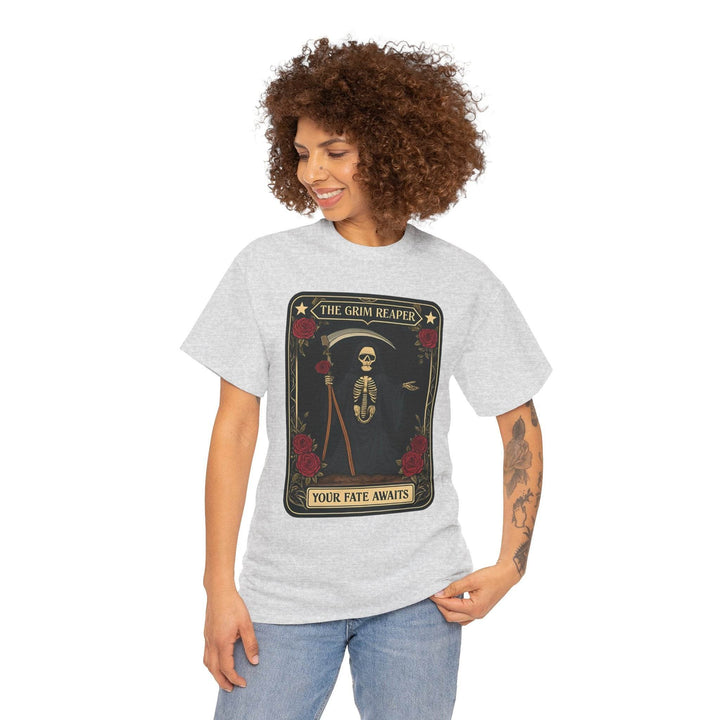 Grim Reaper Graphic Tee - Bold Edgy T-Shirt - Gutsy Garb