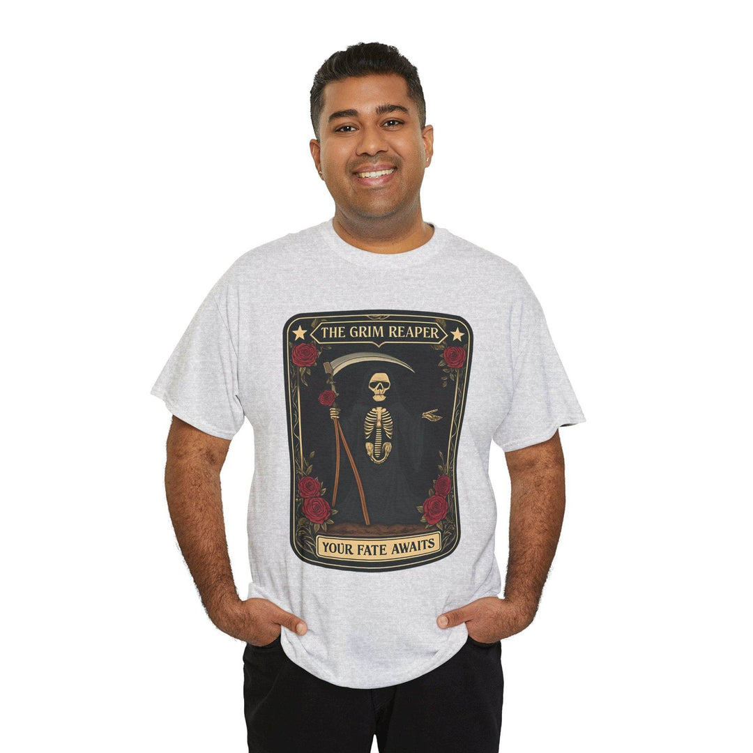 Grim Reaper Graphic Tee - Bold Edgy T-Shirt - Gutsy Garb