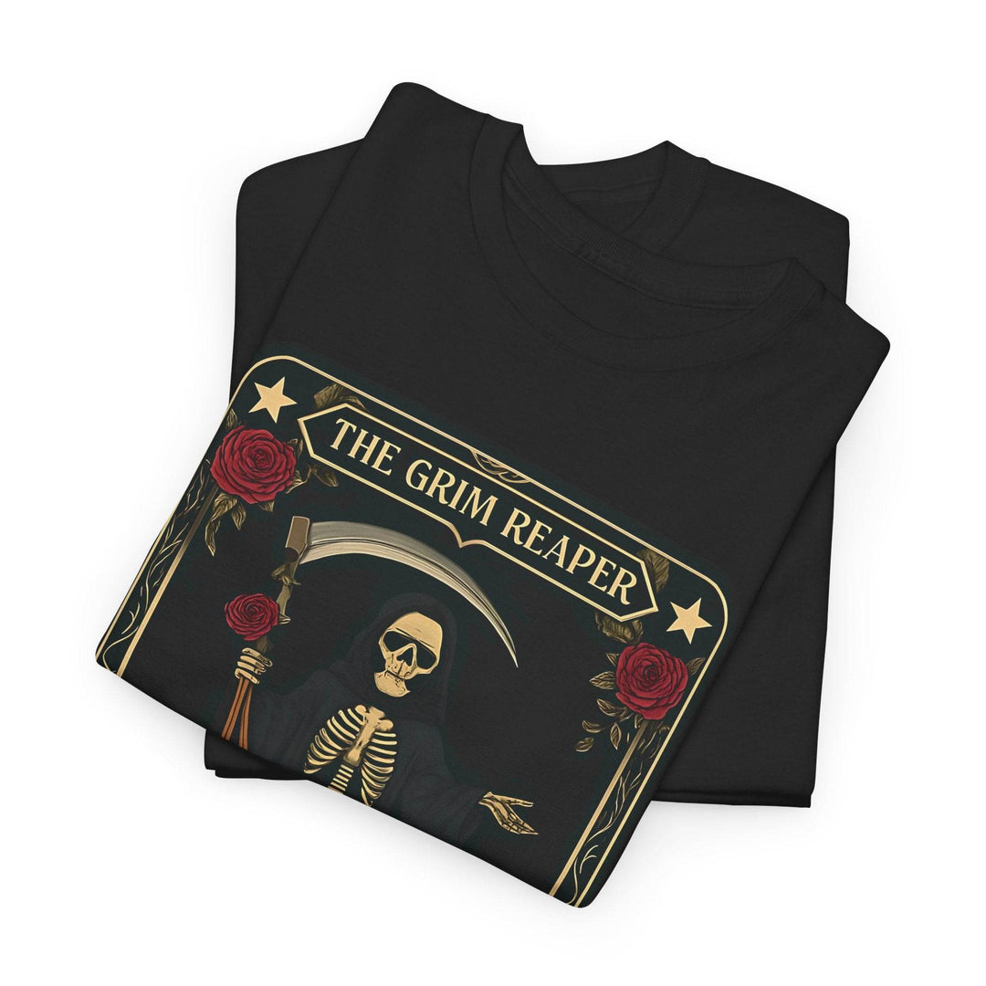 Grim Reaper Graphic Tee - Bold Edgy T-Shirt - Gutsy Garb