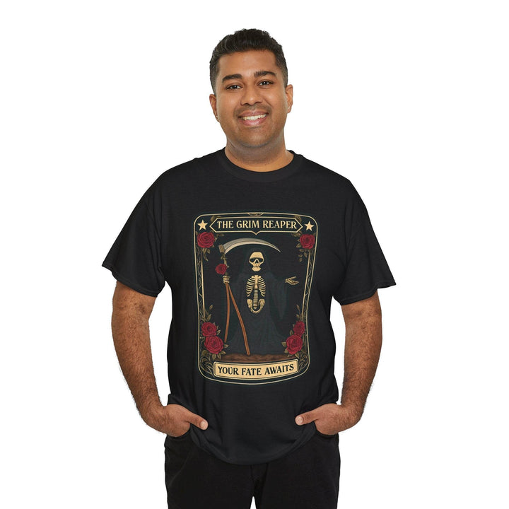 Grim Reaper Graphic Tee - Bold Edgy T-Shirt - Gutsy Garb