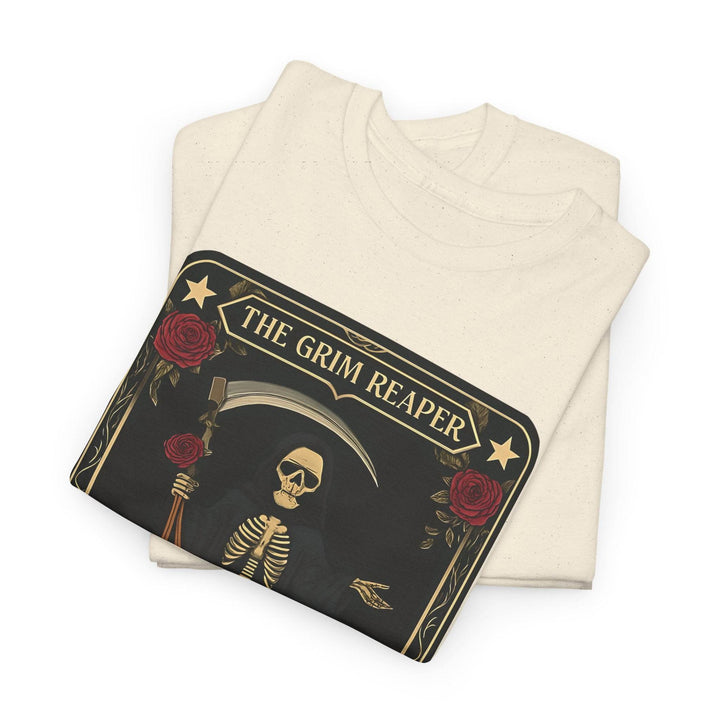 Grim Reaper Graphic Tee - Bold Edgy T-Shirt - Gutsy Garb