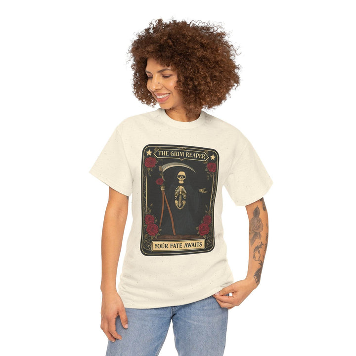 Grim Reaper Graphic Tee - Bold Edgy T-Shirt - Gutsy Garb