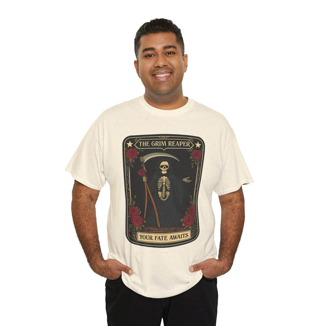 Grim Reaper Graphic Tee - Bold Edgy T-Shirt - Gutsy Garb