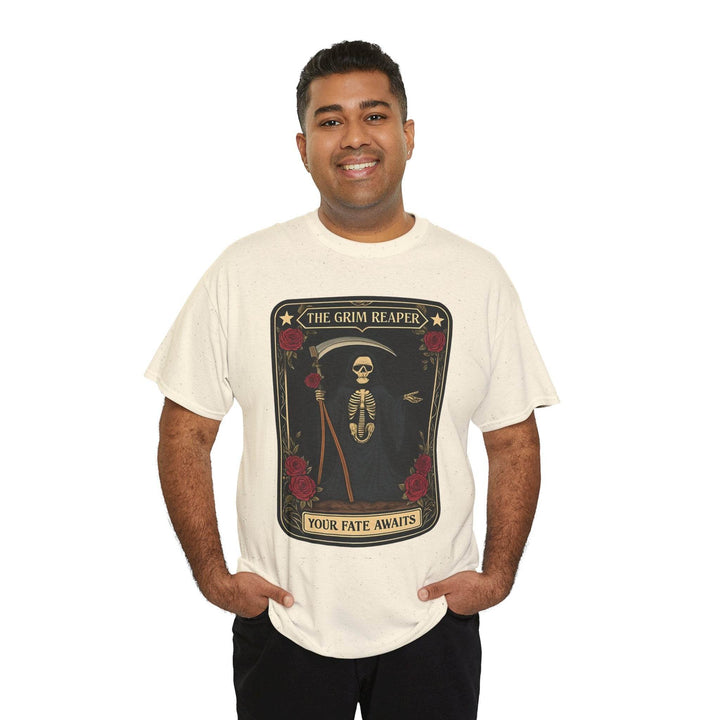 Grim Reaper Graphic Tee - Bold Edgy T-Shirt - Gutsy Garb