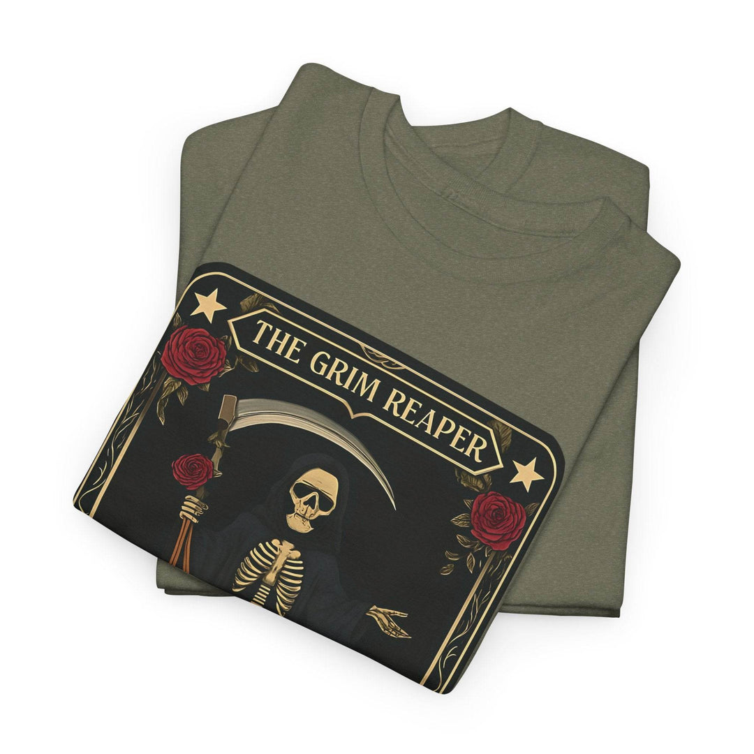 Grim Reaper Graphic Tee - Bold Edgy T-Shirt - Gutsy Garb
