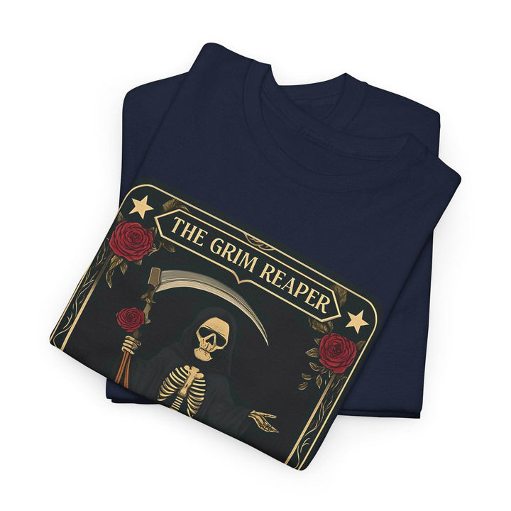 Grim Reaper Graphic Tee - Bold Edgy T-Shirt - Gutsy Garb