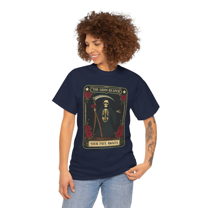 Grim Reaper Graphic Tee - Bold Edgy T-Shirt - Gutsy Garb