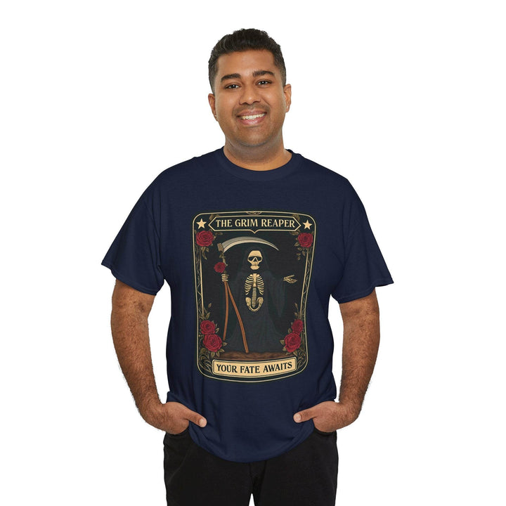 Grim Reaper Graphic Tee - Bold Edgy T-Shirt - Gutsy Garb