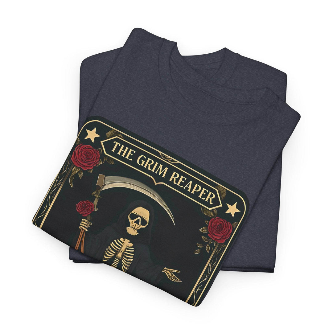 Grim Reaper Graphic Tee - Bold Edgy T-Shirt - Gutsy Garb