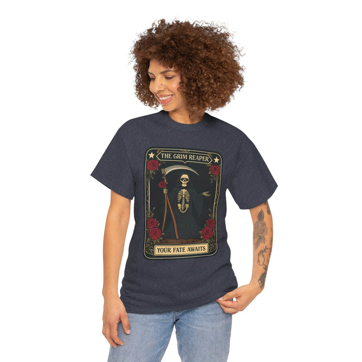 Grim Reaper Graphic Tee - Bold Edgy T-Shirt - Gutsy Garb