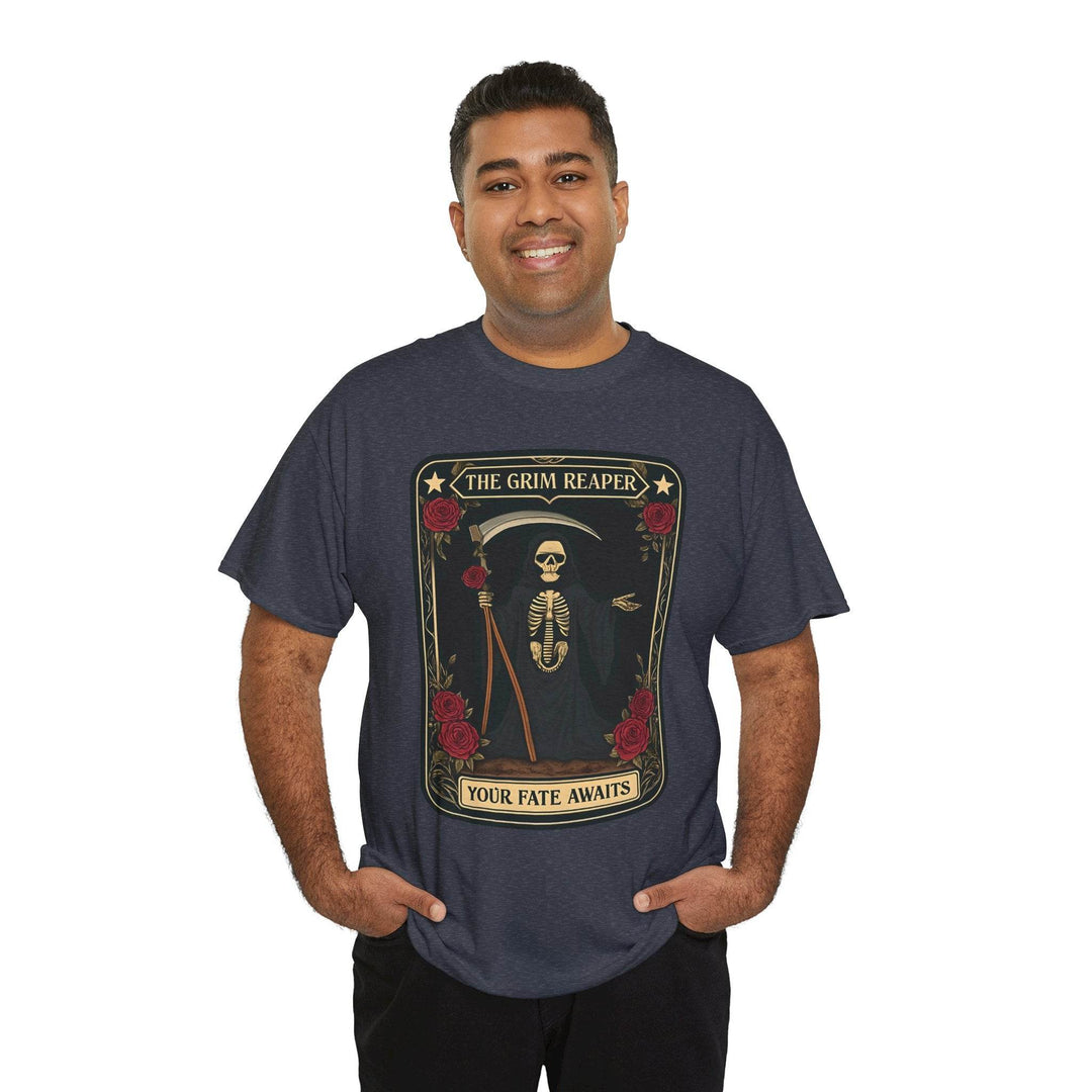 Grim Reaper Graphic Tee - Bold Edgy T-Shirt - Gutsy Garb