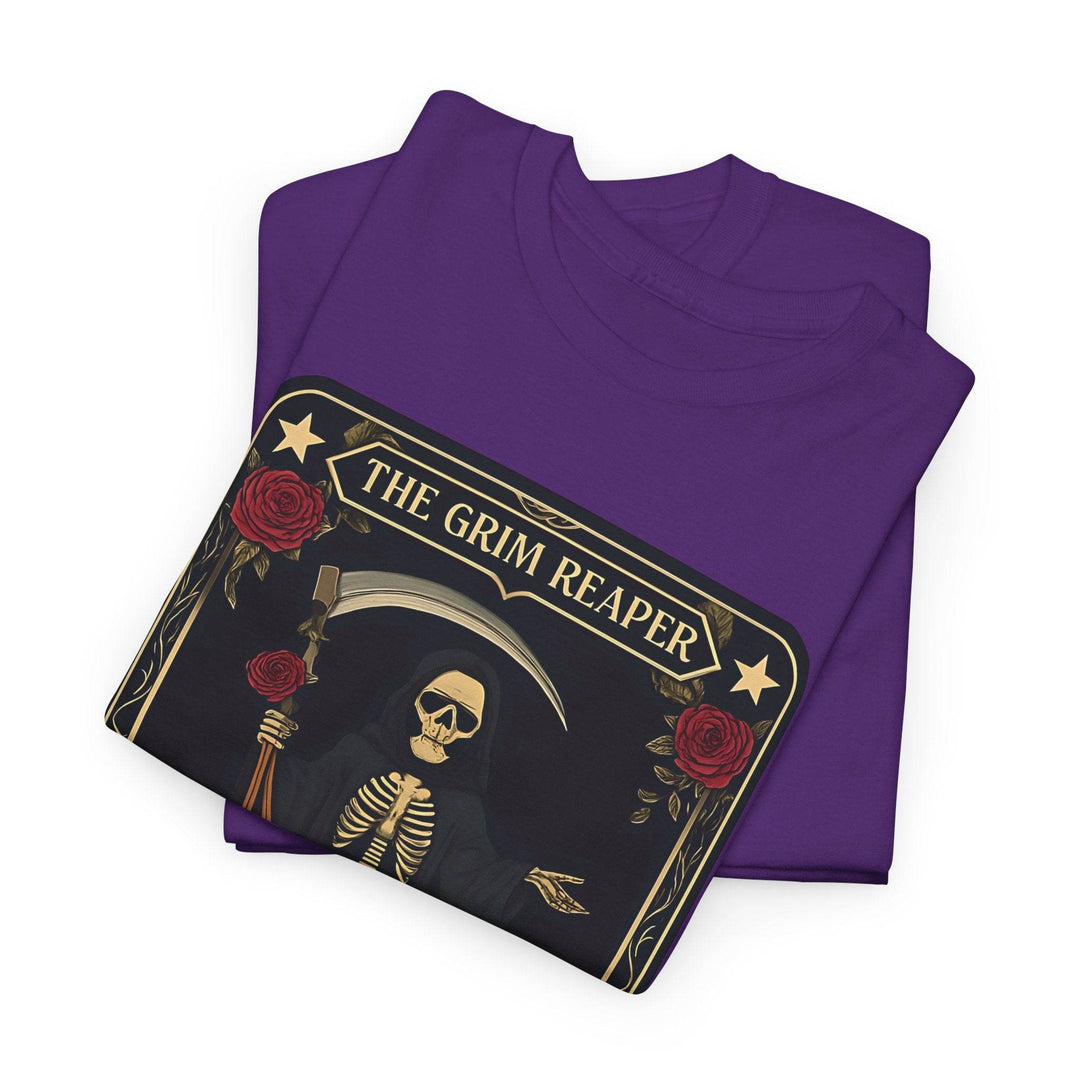 Grim Reaper Graphic Tee - Bold Edgy T-Shirt - Gutsy Garb