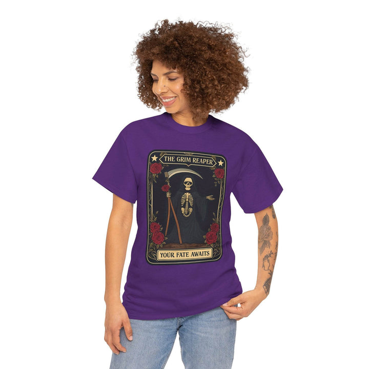 Grim Reaper Graphic Tee - Bold Edgy T-Shirt - Gutsy Garb