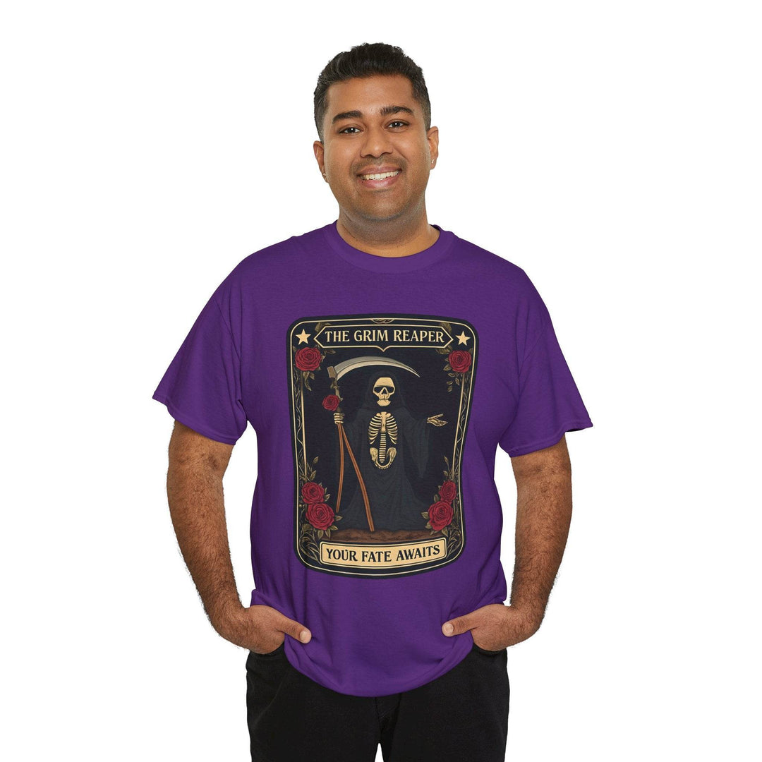 Grim Reaper Graphic Tee - Bold Edgy T-Shirt - Gutsy Garb