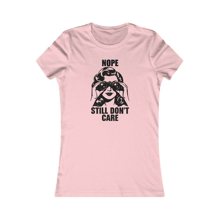 Nope Not Caring Shirt for Women - Bold Tee - Gutsy Garb