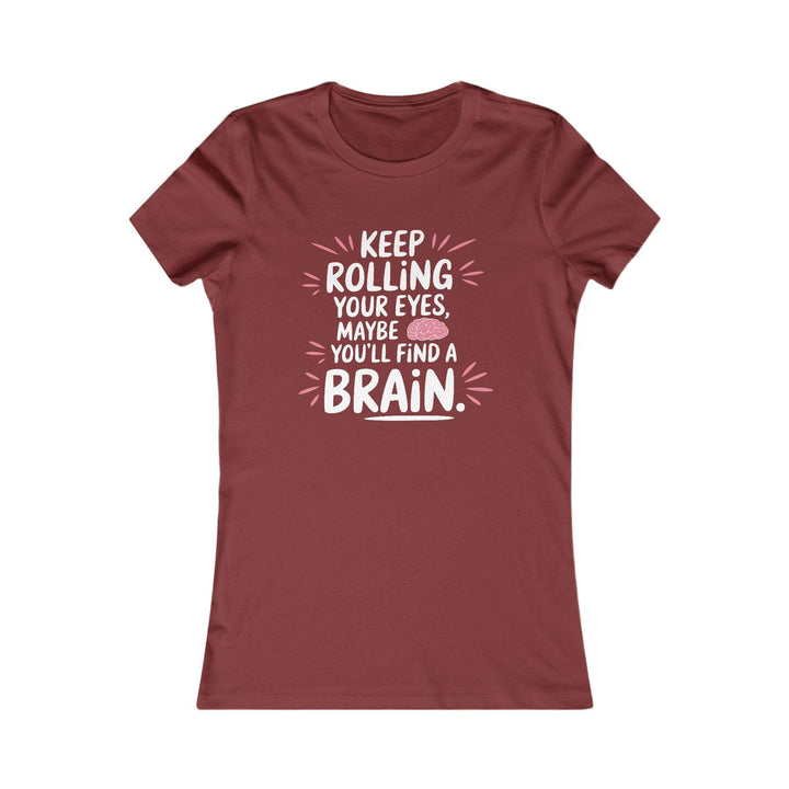 Sassy Brain Shirt for Her – Bold Graphic Tee - Gutsy Garb