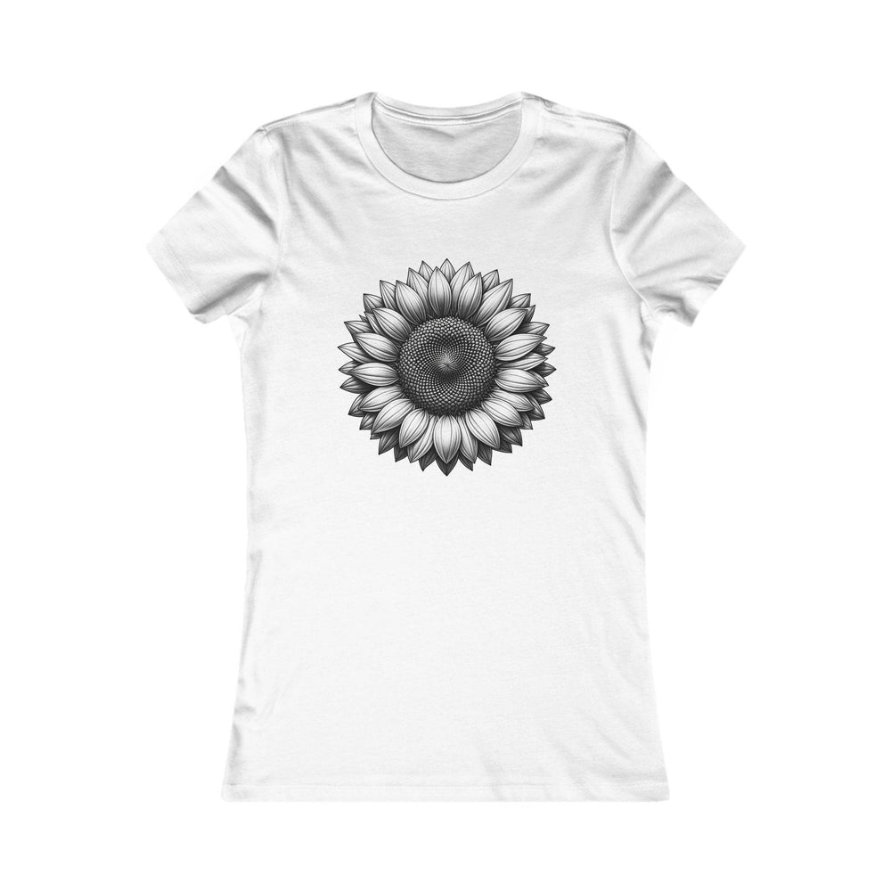Women's Summer Sunflower Shirt - Soft Pink Tee - Gutsy Garb