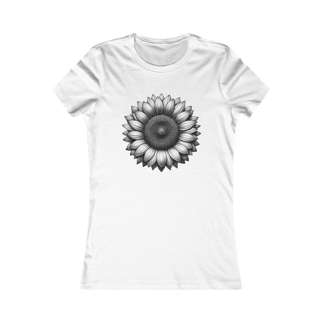 Women's Summer Sunflower Shirt - Soft Pink Tee - Gutsy Garb