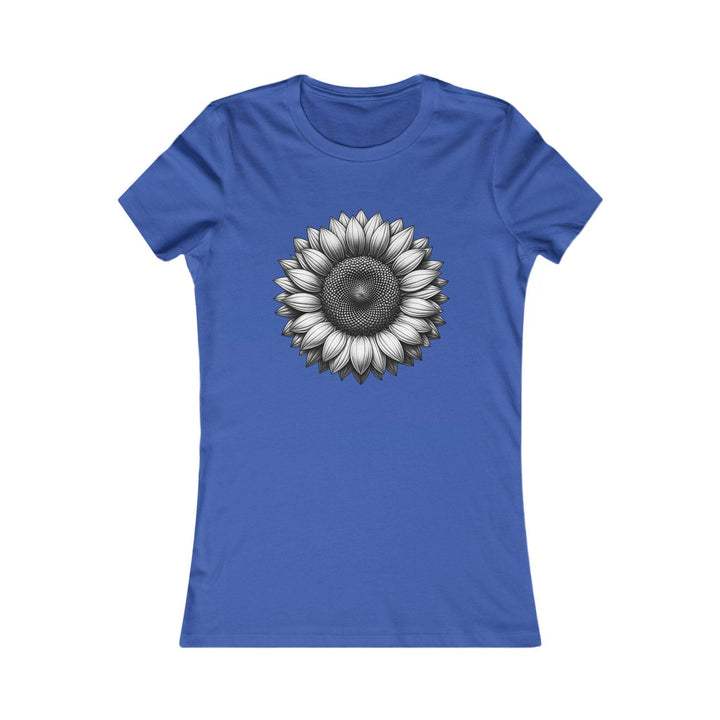 Women's Summer Sunflower Shirt - Soft Pink Tee - Gutsy Garb