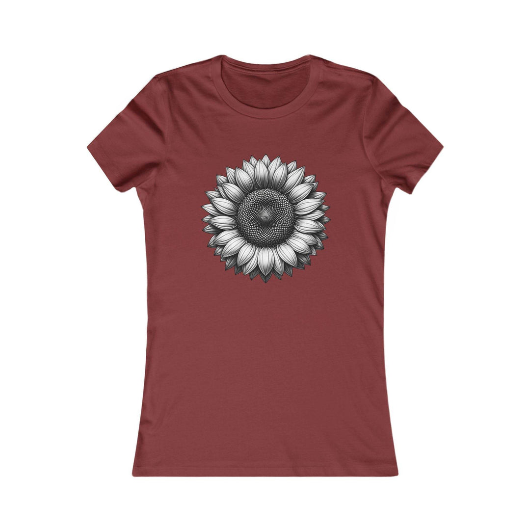 Women's Summer Sunflower Shirt - Soft Pink Tee - Gutsy Garb
