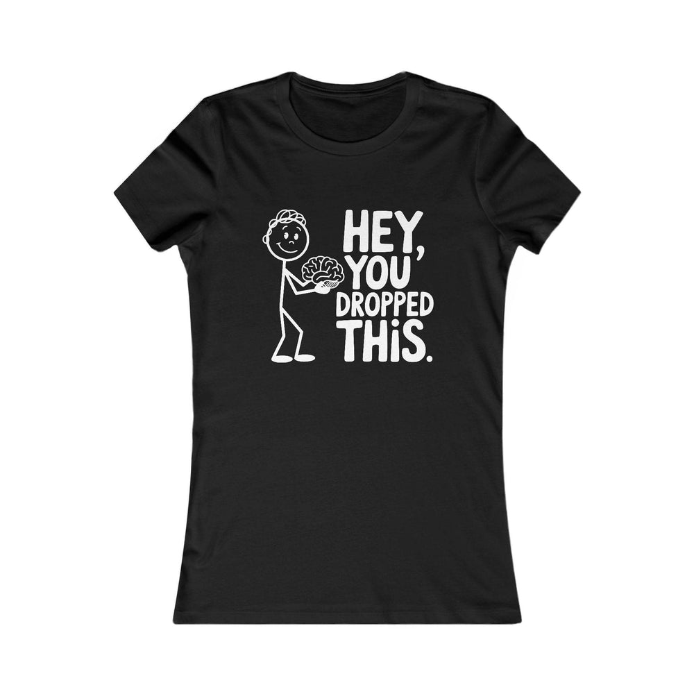 Humorous Brain Joke T-Shirt with Clever Graphic - Gutsy Garb